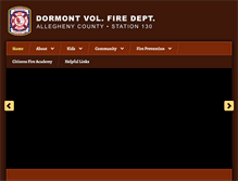 Tablet Screenshot of dormontfire.com
